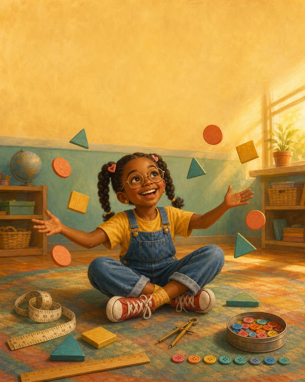 Cover illustration for I Love Math
