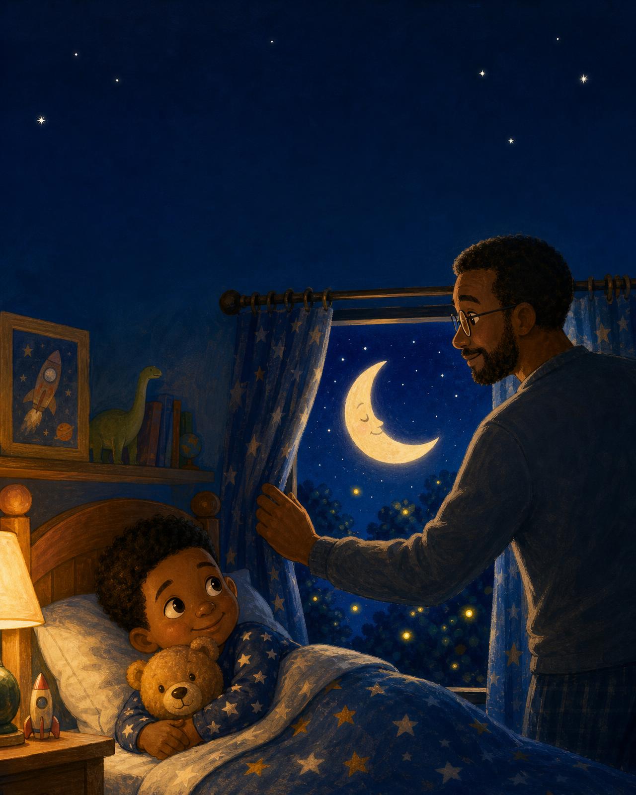 Cover illustration for Don't Be Afraid of the Dark